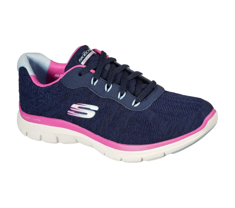 Skechers Flex Appeal 4.0 – Fresh Move – Marine / Purper (149570-NVPR)
