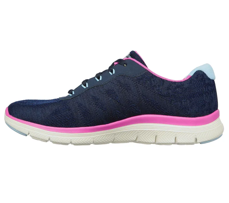 Skechers Flex Appeal 4.0 – Fresh Move – Marine / Purper (149570-NVPR)