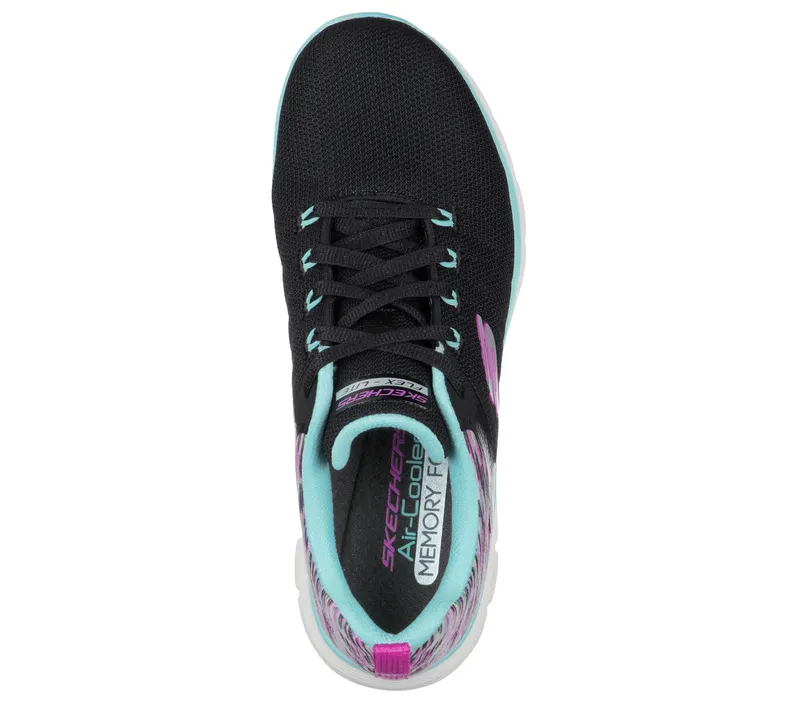 Skechers Flex Appeal 4.0 – Dream Easy – Zwart / Multi (149571-BKMT)