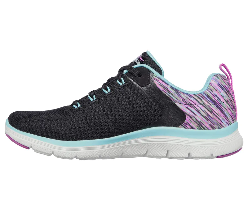 Skechers Flex Appeal 4.0 – Dream Easy – Zwart / Multi (149571-BKMT)