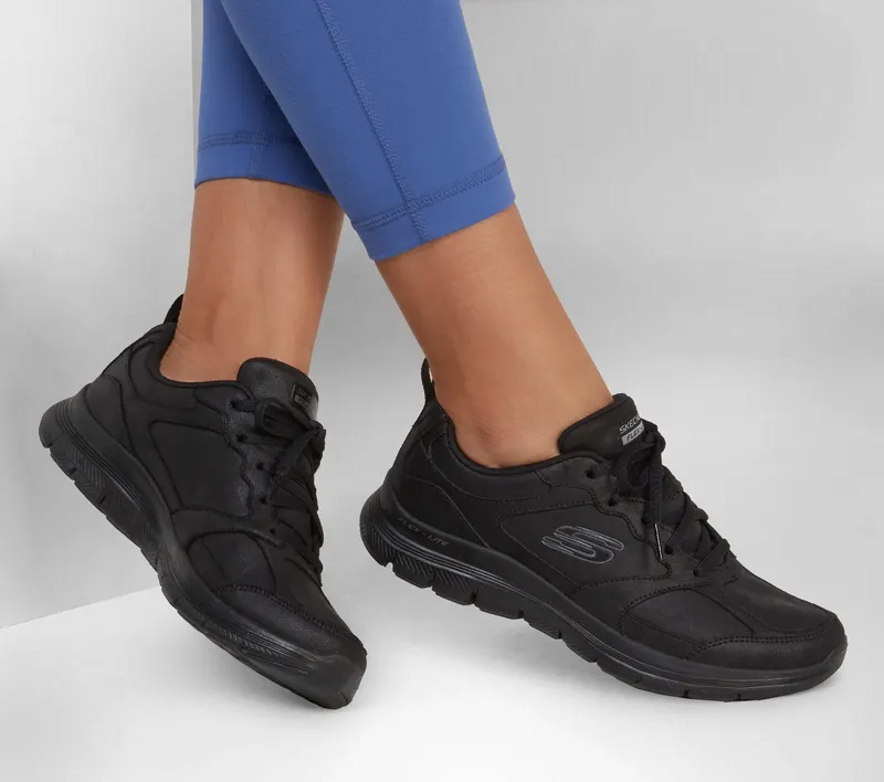 Skechers Flex Appeal 4.0 – Vital Step – Zwart (149573-BBK)
