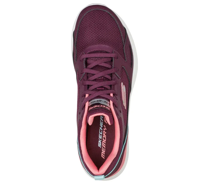 Skechers Skech-Air Dynamight – Carefree Way – Bourgondië / Roze (149663-BUPK)