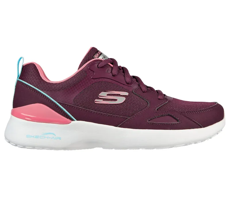Skechers Skech-Air Dynamight – Carefree Way – Bourgondië / Roze (149663-BUPK)