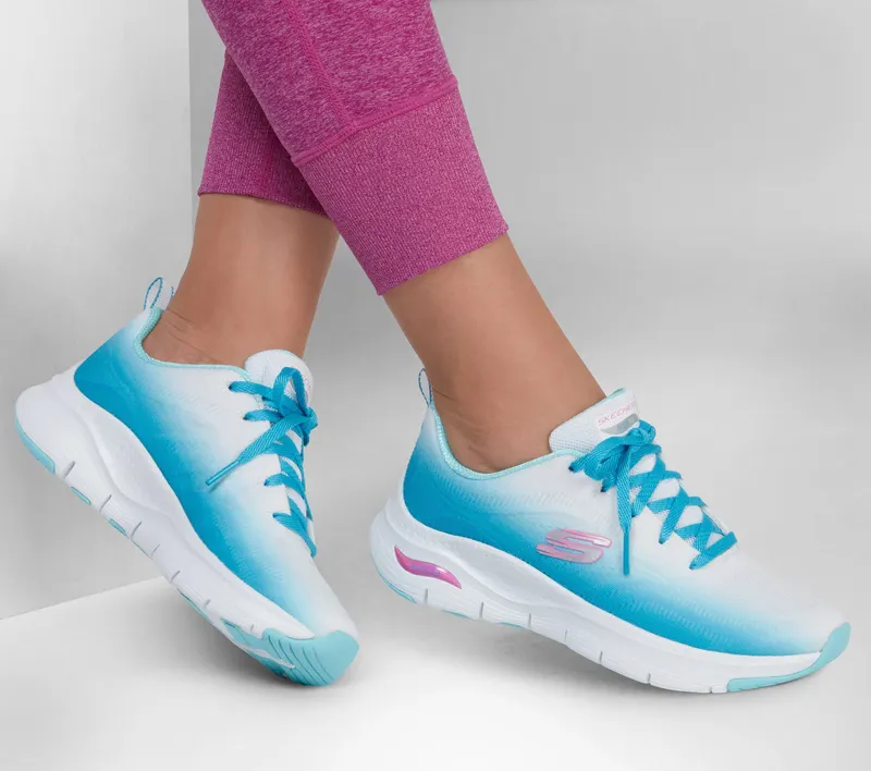 Skechers Arch Fit – Vibrant Step – Wit / Multi (149724-WMLT)