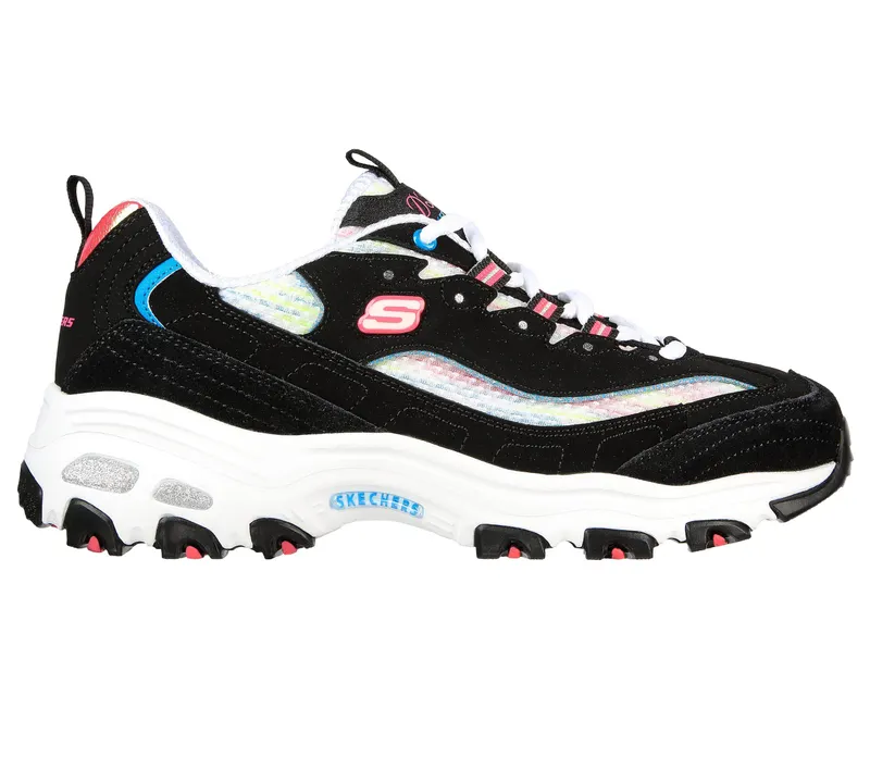 Skechers D’Lites – Sweet Moments – Zwart / Multi (149788-BKMT)