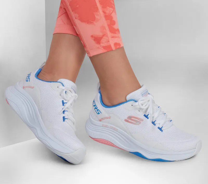 Skechers Relaxed Fit: D’Lux Fitness – Roam Free – Wit / Multi (149835-WMLT)