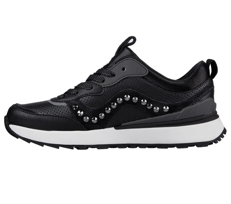 Skechers Sunny Street – Leatherette – Zwart / Grijs (155435-BKGY)