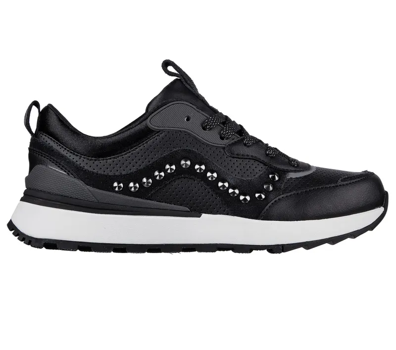 Skechers Sunny Street – Leatherette – Zwart / Grijs (155435-BKGY)