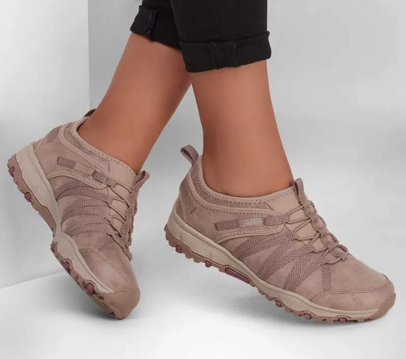 Skechers Seager Hiker – Flowerette – Donker Taupe (158420-DKTP)