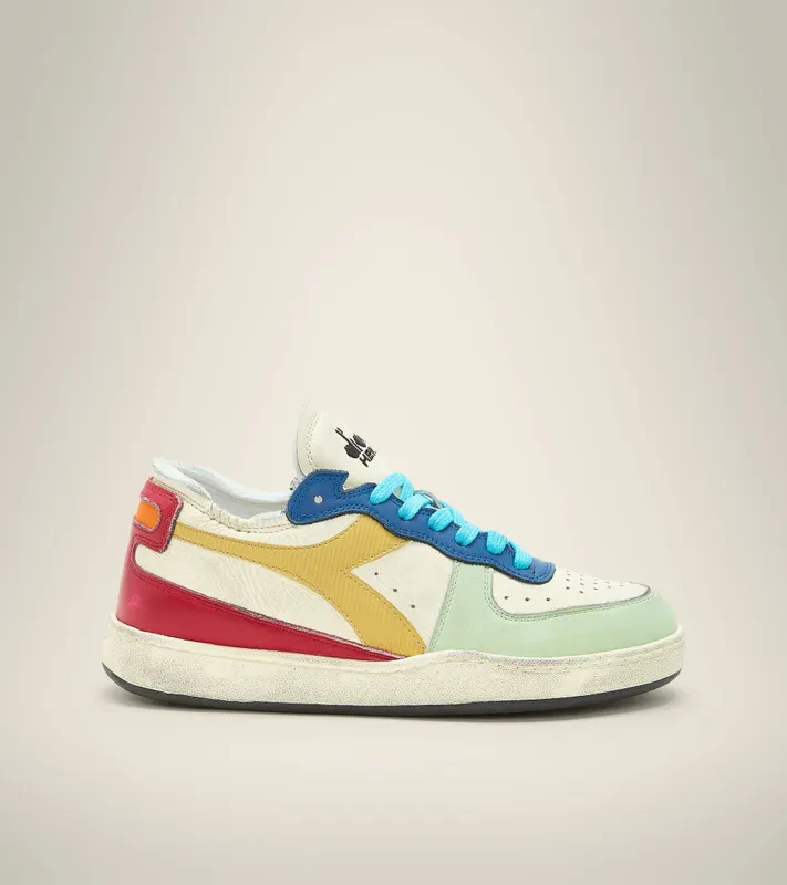 Diadora Mi Basket Row Cut Winter White / Chili Pepper (201.176282_C4345)