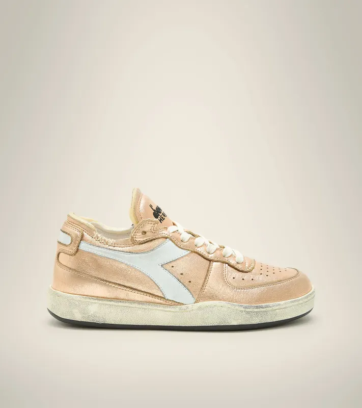Diadora Mi Basket Row Cut Silver Used W Pink Cloud (50182) (201.177401_50182)