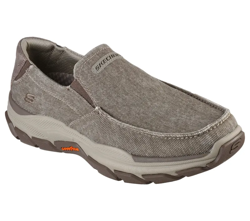 Skechers Relaxed Fit: Respected – Melbert – Taupe (204438-TPE)