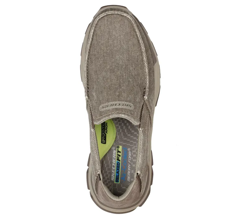 Skechers Relaxed Fit: Respected – Melbert – Taupe (204438-TPE)