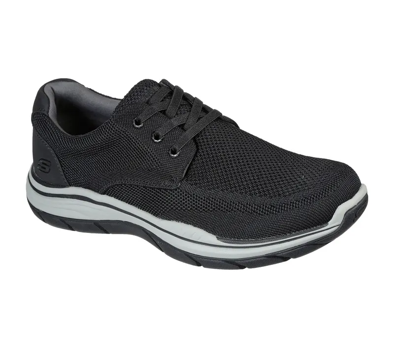 Skechers Relaxed Fit: Expected 2.0 – Marino – Zwart (204468-BLK)