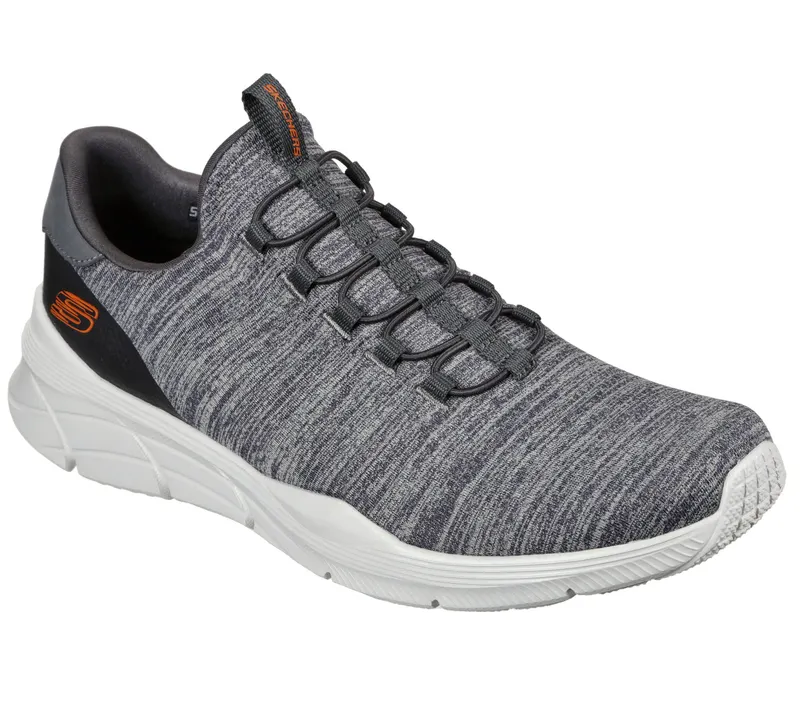 Skechers Relaxed Fit: Equalizer 4.0 – Voltis – Houtskool / Oranje (232063-CCOR)