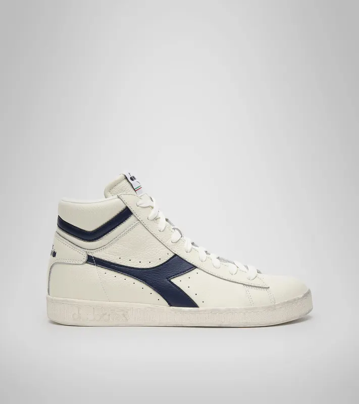 Diadora Game L High Waxed White / Blue Caspian Sea (501.178300_C5262)