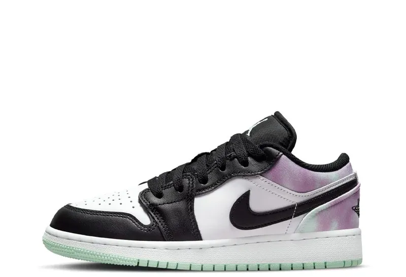 Air Jordan 1 Low Easter Pastel Tie-Dye (GS) (DQ2514-100)