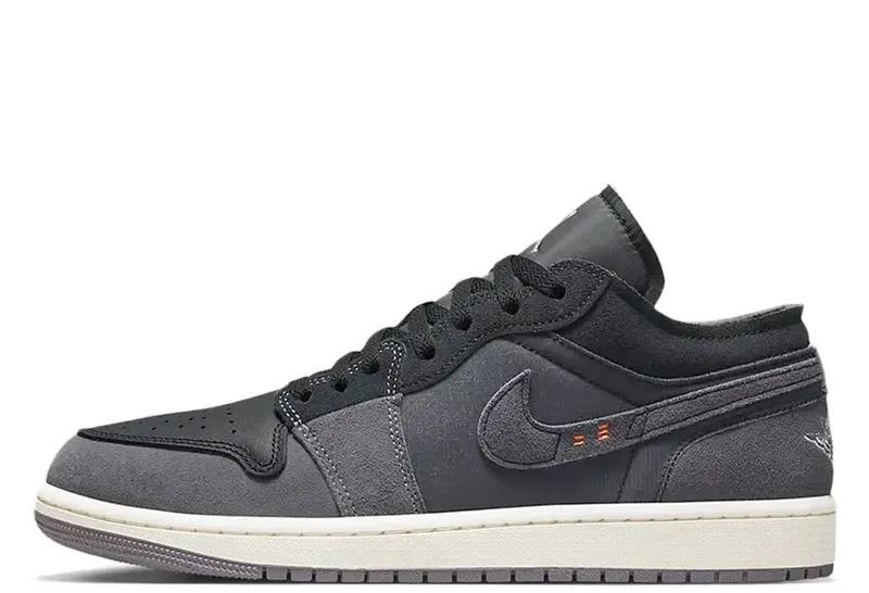 Air Jordan 1 Low Inside Out Black Grey (DN1635-001)
