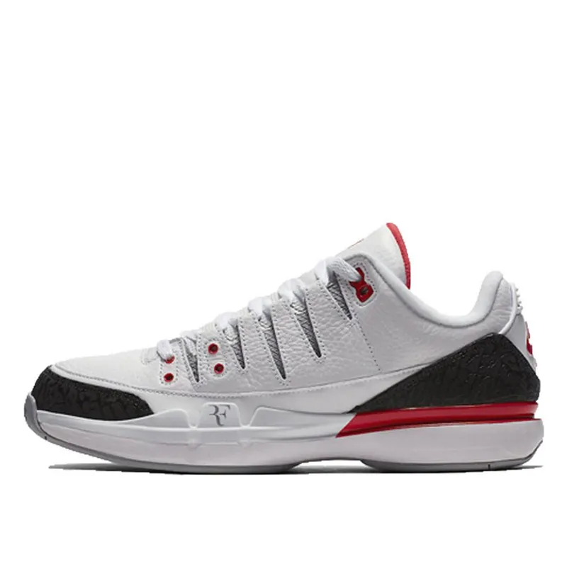 Nike Zoom Vapor x Air Jordan 3 RF Roger Federer White Fire Red (709998-106)