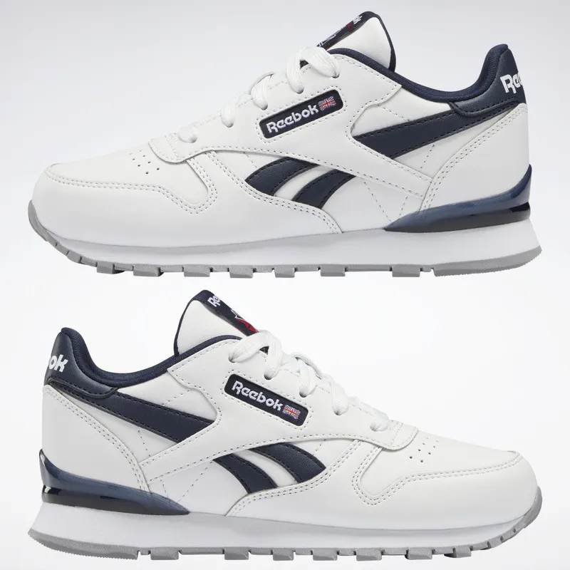 Reebok Classic Leather Step 'n' Flash Schoenen Cloud White / Cloud White / Vector Navy