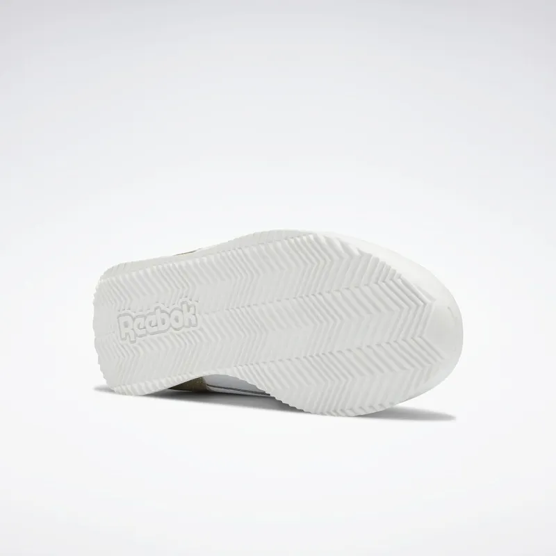 Reebok Royal Classic Jog 3 Schoenen Cloud White / Cloud White / Gold Metallic