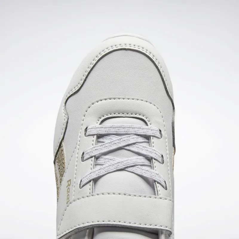 Reebok Royal Classic Jog 3 Schoenen Cloud White / Cloud White / Gold Metallic
