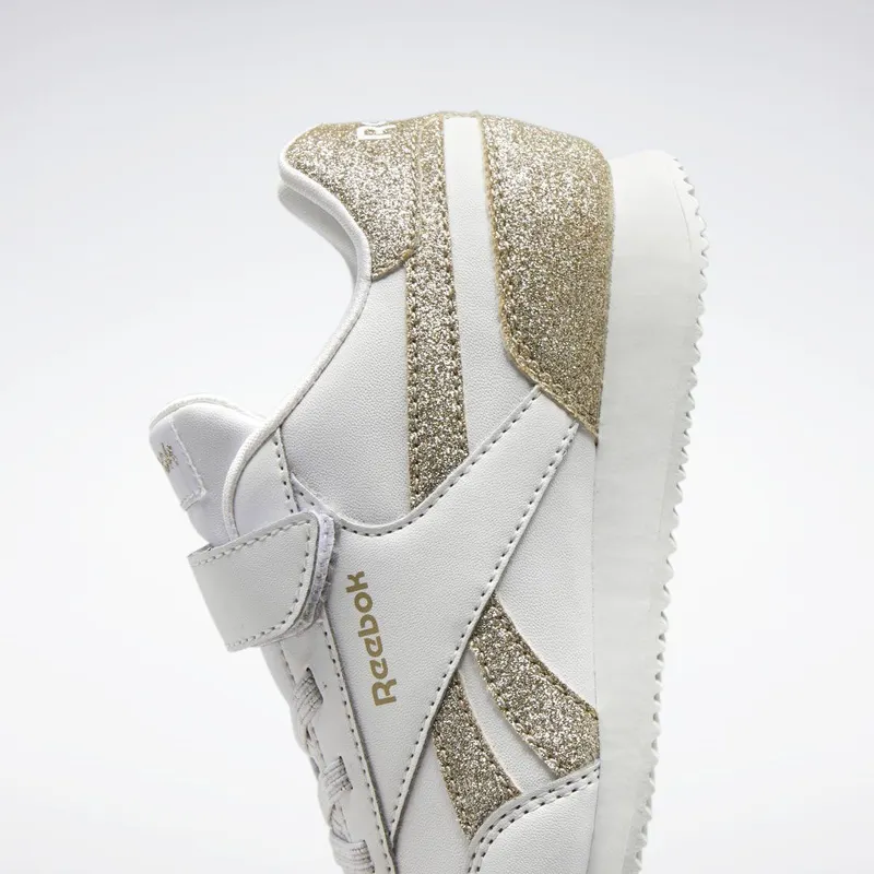 Reebok Royal Classic Jog 3 Schoenen Cloud White / Cloud White / Gold Metallic