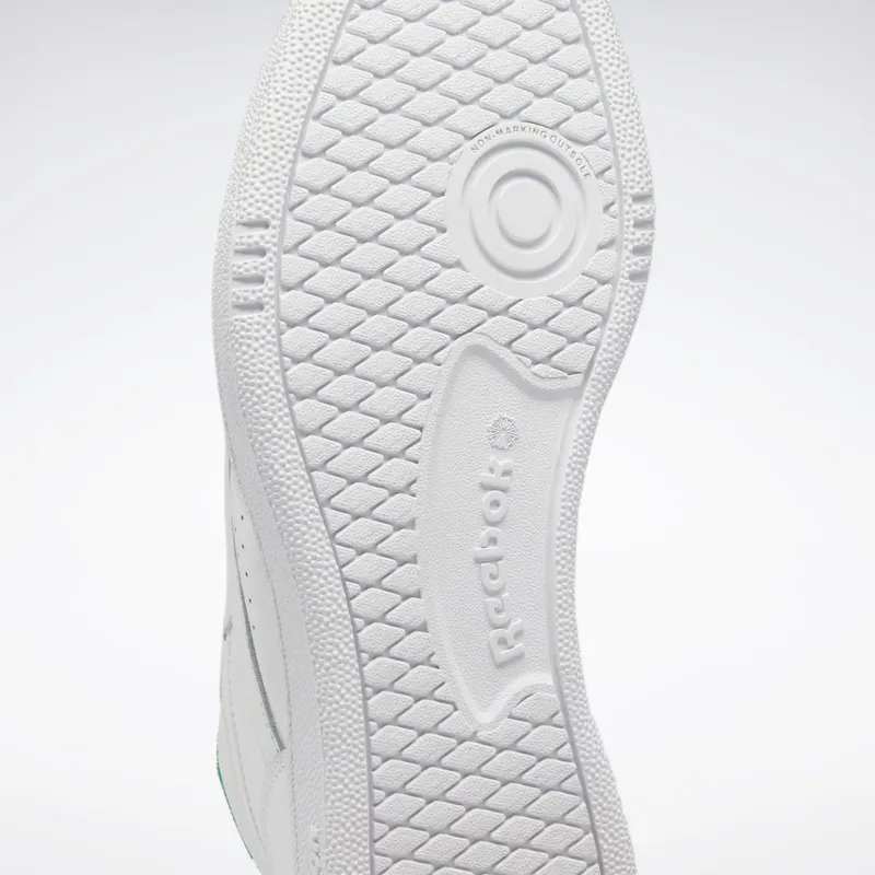 Reebok Club C Mid II Schoenen Cloud White / Cloud White / Glen Green