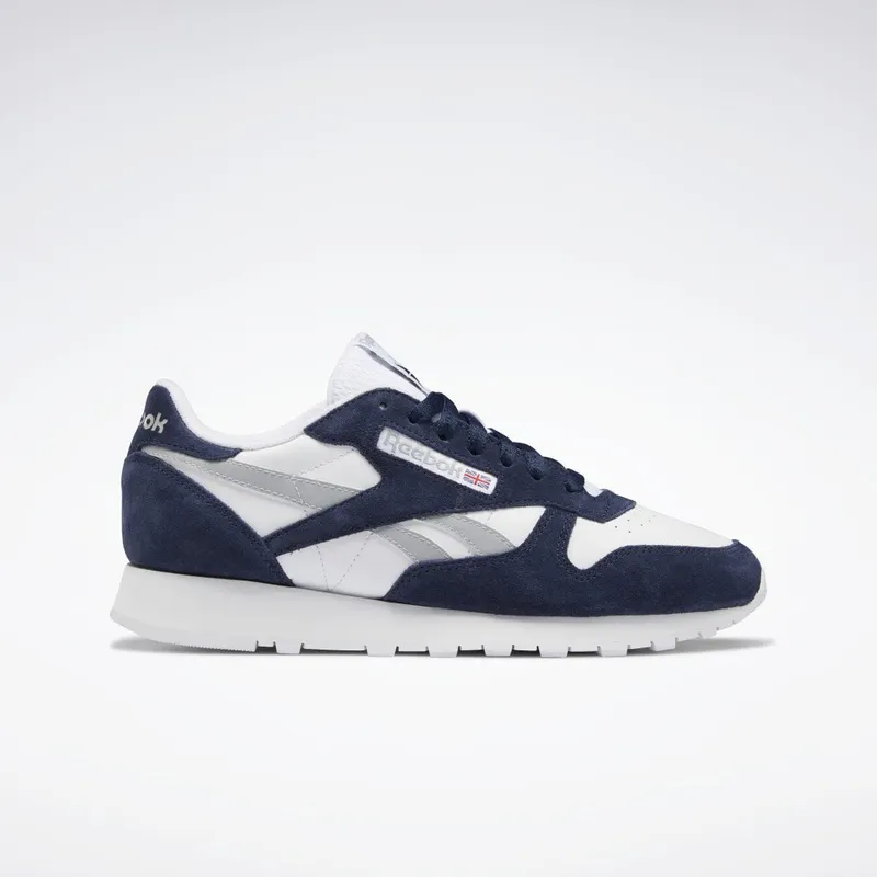 Reebok Classic Leather Schoenen Vector Navy / Cloud White / Pure Grey 3