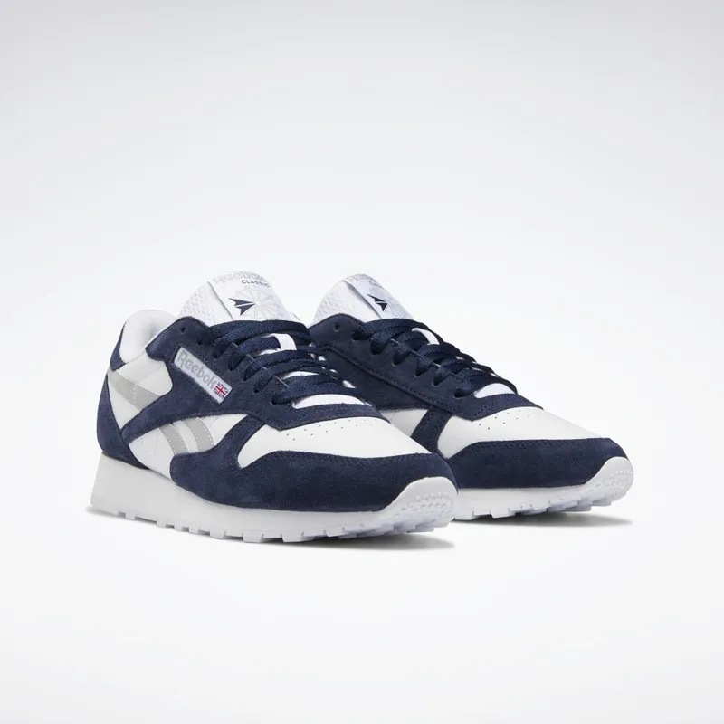 Reebok Classic Leather Schoenen Vector Navy / Cloud White / Pure Grey 3