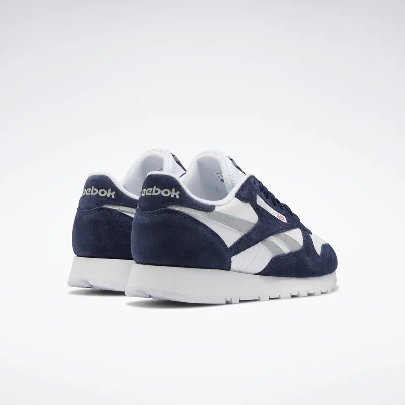 Reebok Classic Leather Schoenen Vector Navy / Cloud White / Pure Grey 3