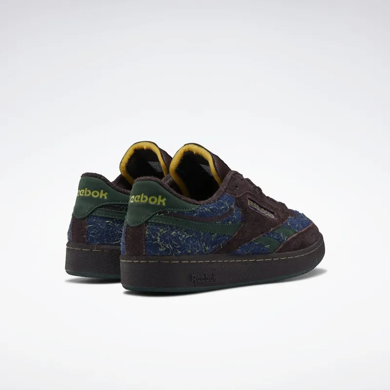 Reebok Braindead Club C Revenge Schoenen Purple Abyss / Dark Forest / Batik Blue