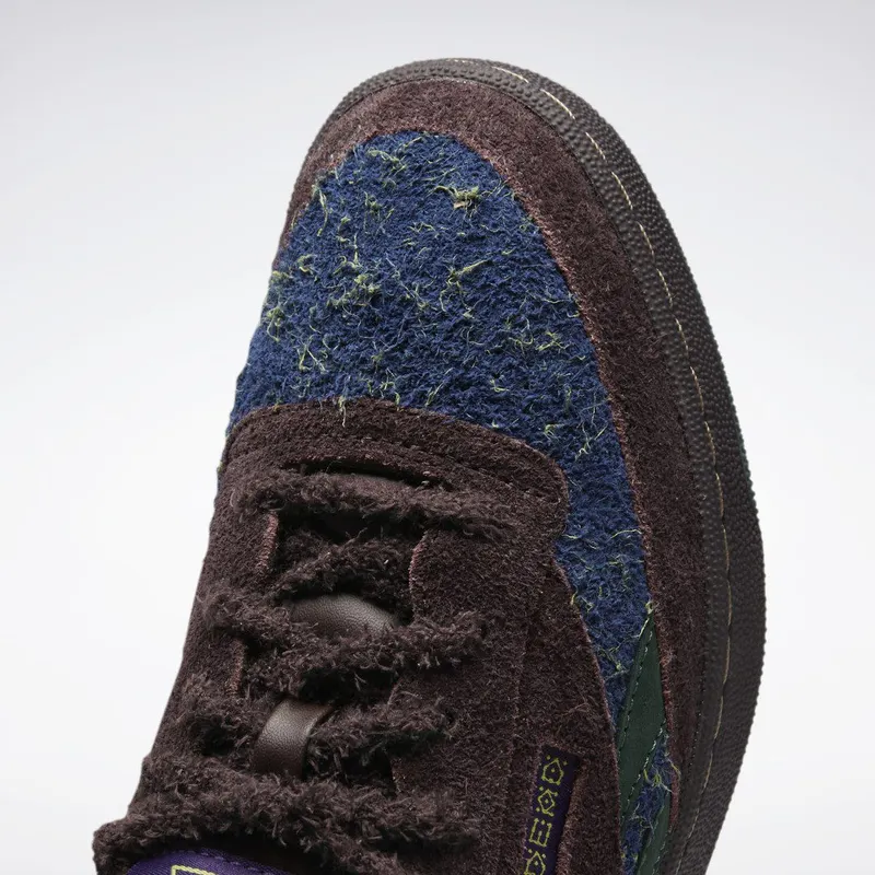 Reebok Braindead Club C Revenge Schoenen Purple Abyss / Dark Forest / Batik Blue