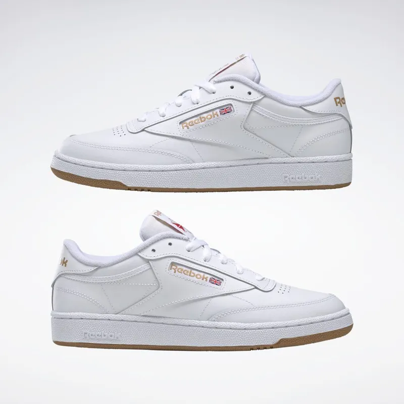Reebok Club C 85 Schoenen Cloud White / True Beige / Reebok Lee 3