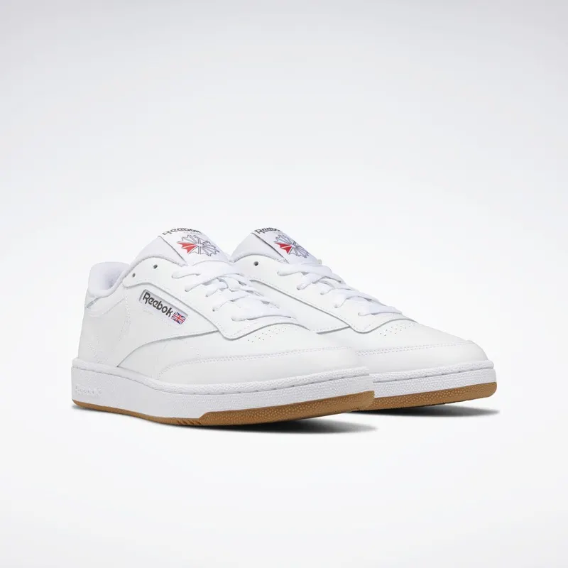 Reebok Club C 85 Schoenen Cloud White / Army Green / Reebok Lee 3