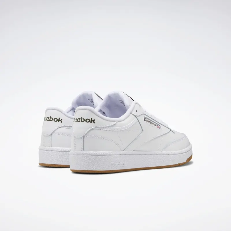 Reebok Club C 85 Schoenen Cloud White / Army Green / Reebok Lee 3