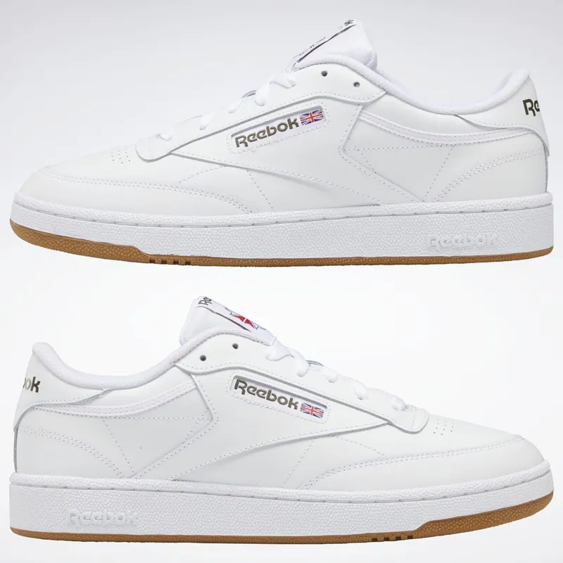 Reebok Club C 85 Schoenen Cloud White / Army Green / Reebok Lee 3