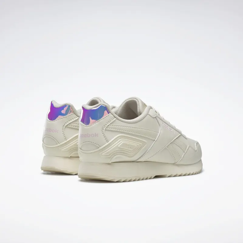 Reebok Royal Glide Ripple Clip Schoenen Classic White / Pink Glow / Classic White