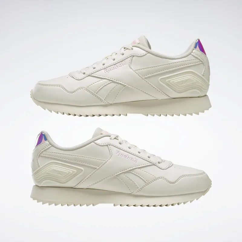 Reebok Royal Glide Ripple Clip Schoenen Classic White / Pink Glow / Classic White