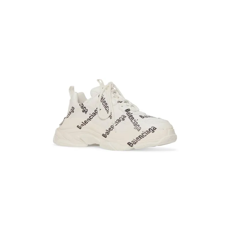 Balenciaga Triple S Logotype Trainers White (536737W2FAB9010)