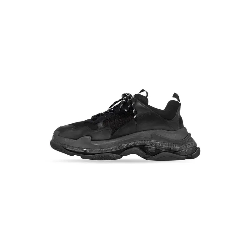 Balenciaga Triple S Trainers Clear Sole Black (541624W2FB11000)