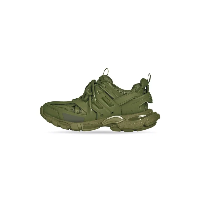 Balenciaga Track Trainers Recycled Sole Kaki Green (542023W3FE33310)
