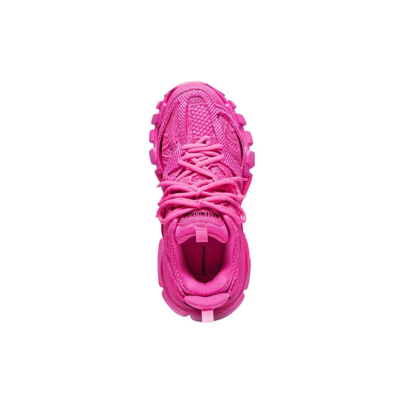 Balenciaga Track Trainers In Full Mesh Fluo Pink (542436W3RD25810)