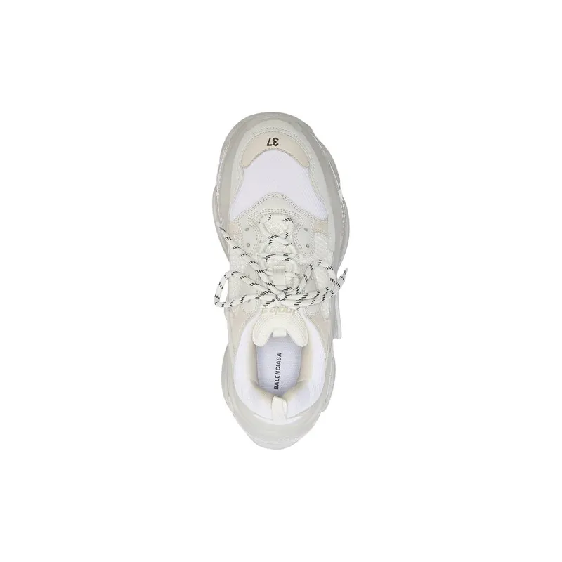 Balenciaga Triple S Trainers Clear Sole White (544351W2FB19000)