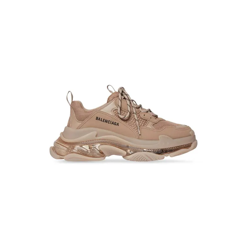 Balenciaga Triple S Clear Sole Trainers Brown (544351W2GA12510)
