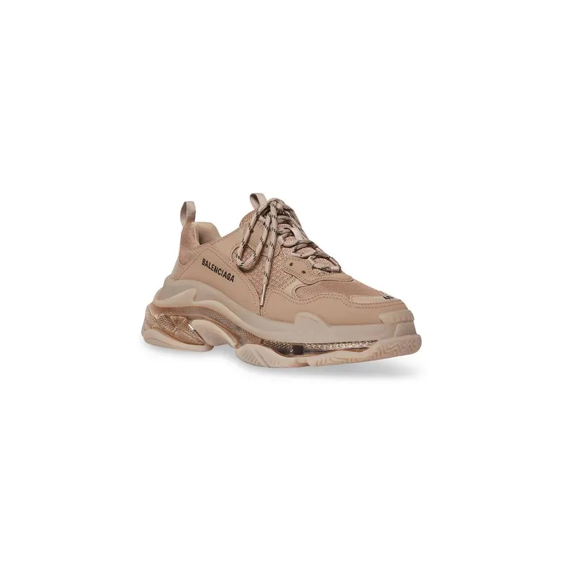 Balenciaga Triple S Clear Sole Trainers Brown (544351W2GA12510)