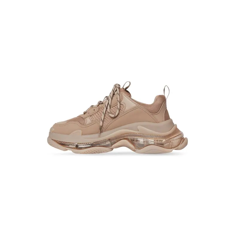 Balenciaga Triple S Clear Sole Trainers Brown (544351W2GA12510)