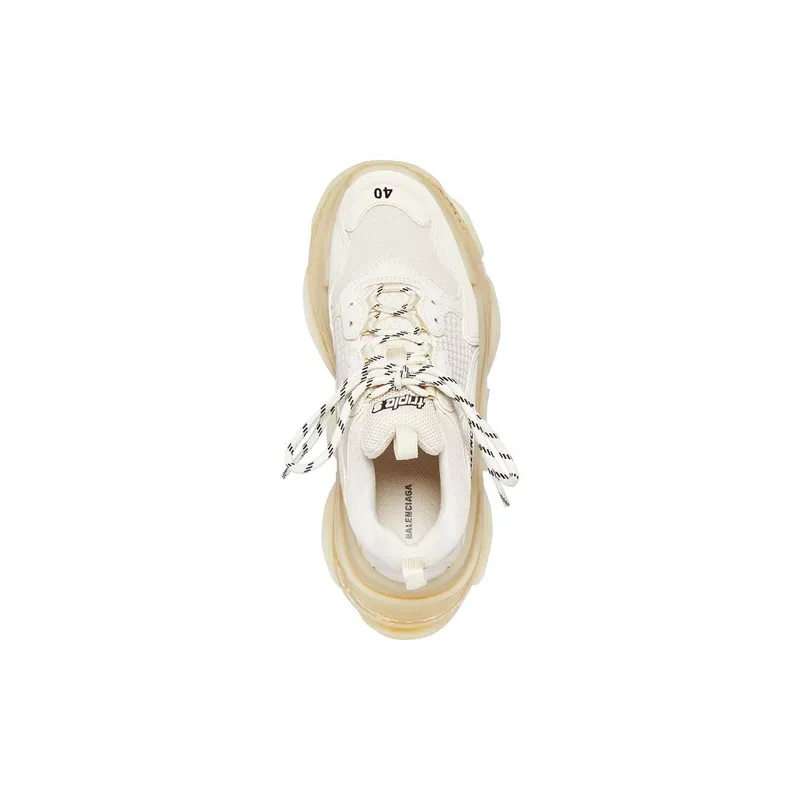 Balenciaga Triple S Clear Sole Trainers Beige (544351W2GA19100)