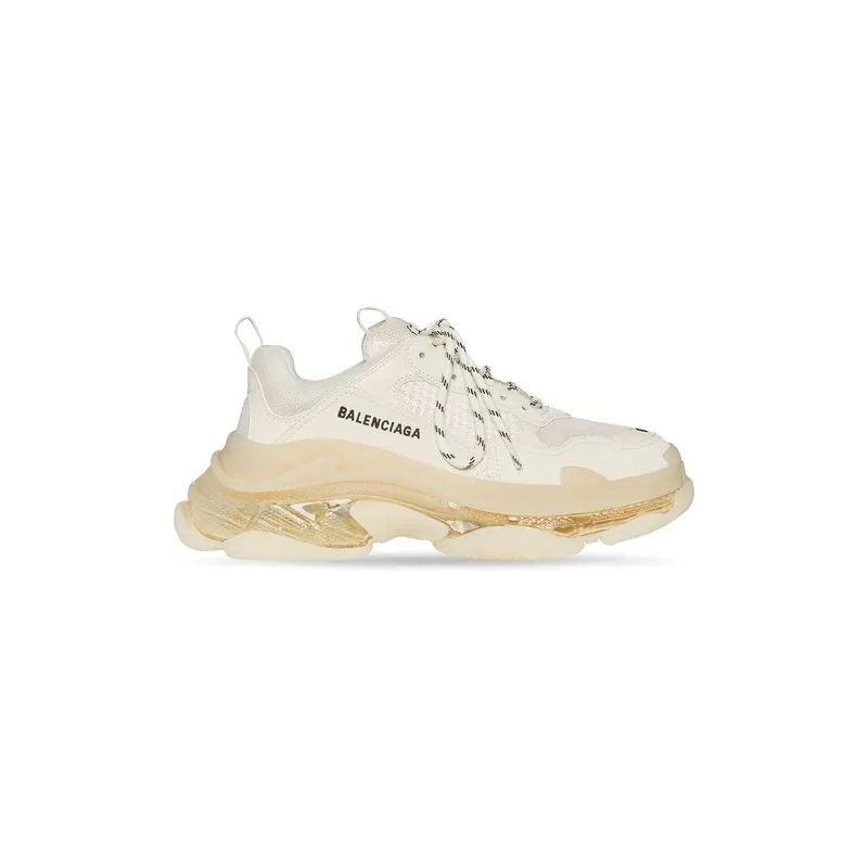 Balenciaga Triple S Clear Sole Trainers Beige (544351W2GA19100)