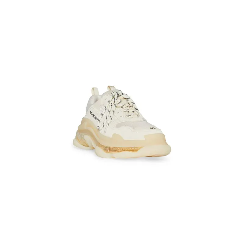 Balenciaga Triple S Clear Sole Trainers Beige (544351W2GA19100)
